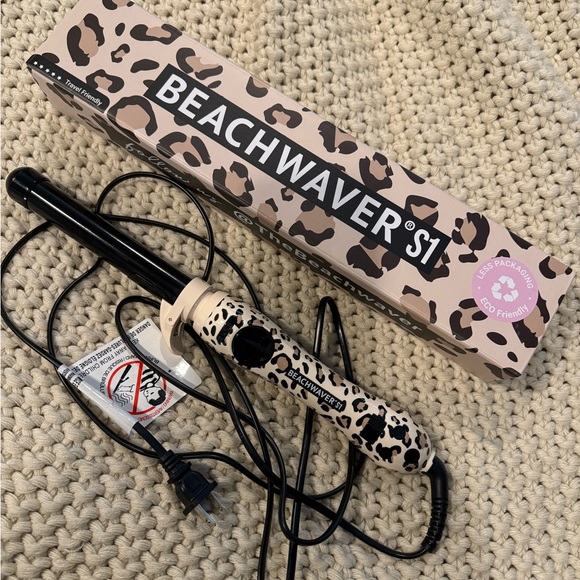 Beachwaver S1 Catwalk Leopard Print Rotating Curling Iron - Picture 1 of 3